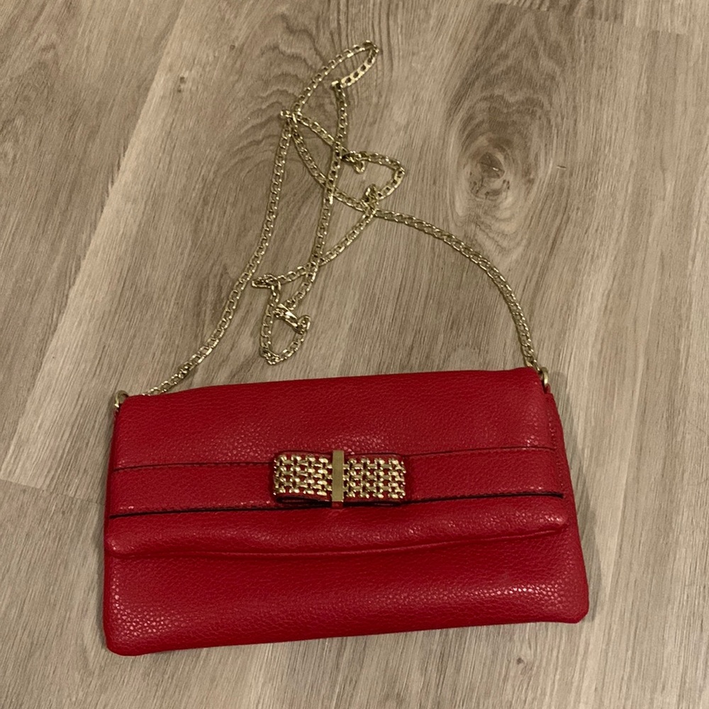SAM & LIBBY Red Side Purse